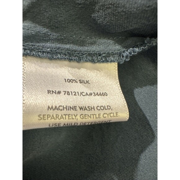 Eileen Fisher Maxi Skirt XL Gray Steel Silk Fairy Romantic Quiet Luxury READ - Picture 5 of 13